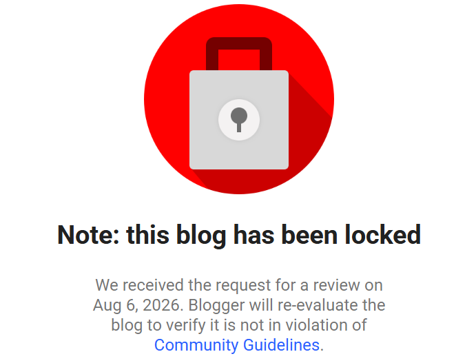 this blog has been locked